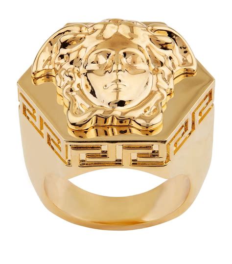 versace ring medusa herren|versace medusa head ring.